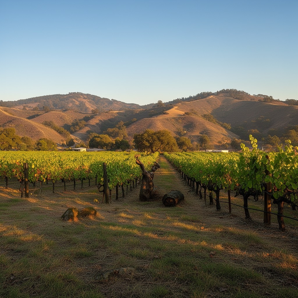 AI-generated illustration of Chiles Valley AVA