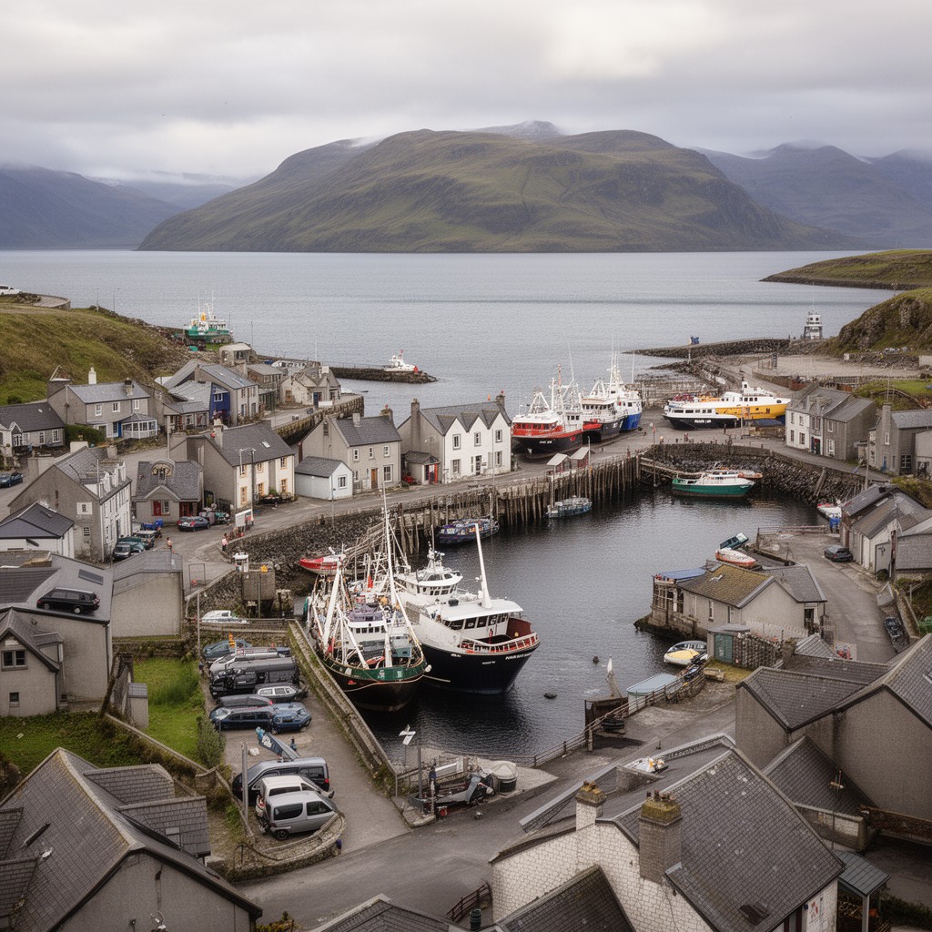 AI-generated illustration of Mallaig