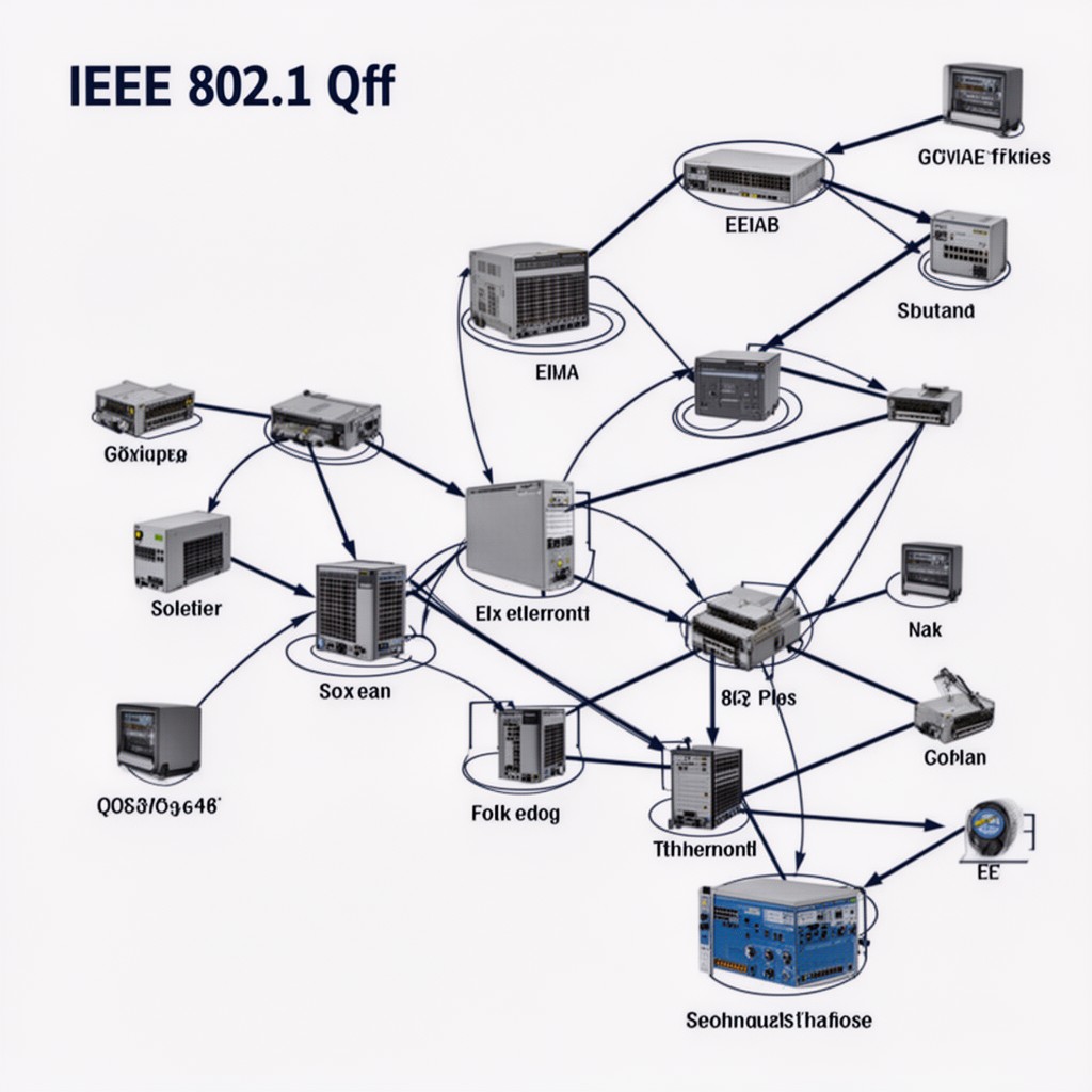 AI-generated illustration of IEEE 802.1Qff