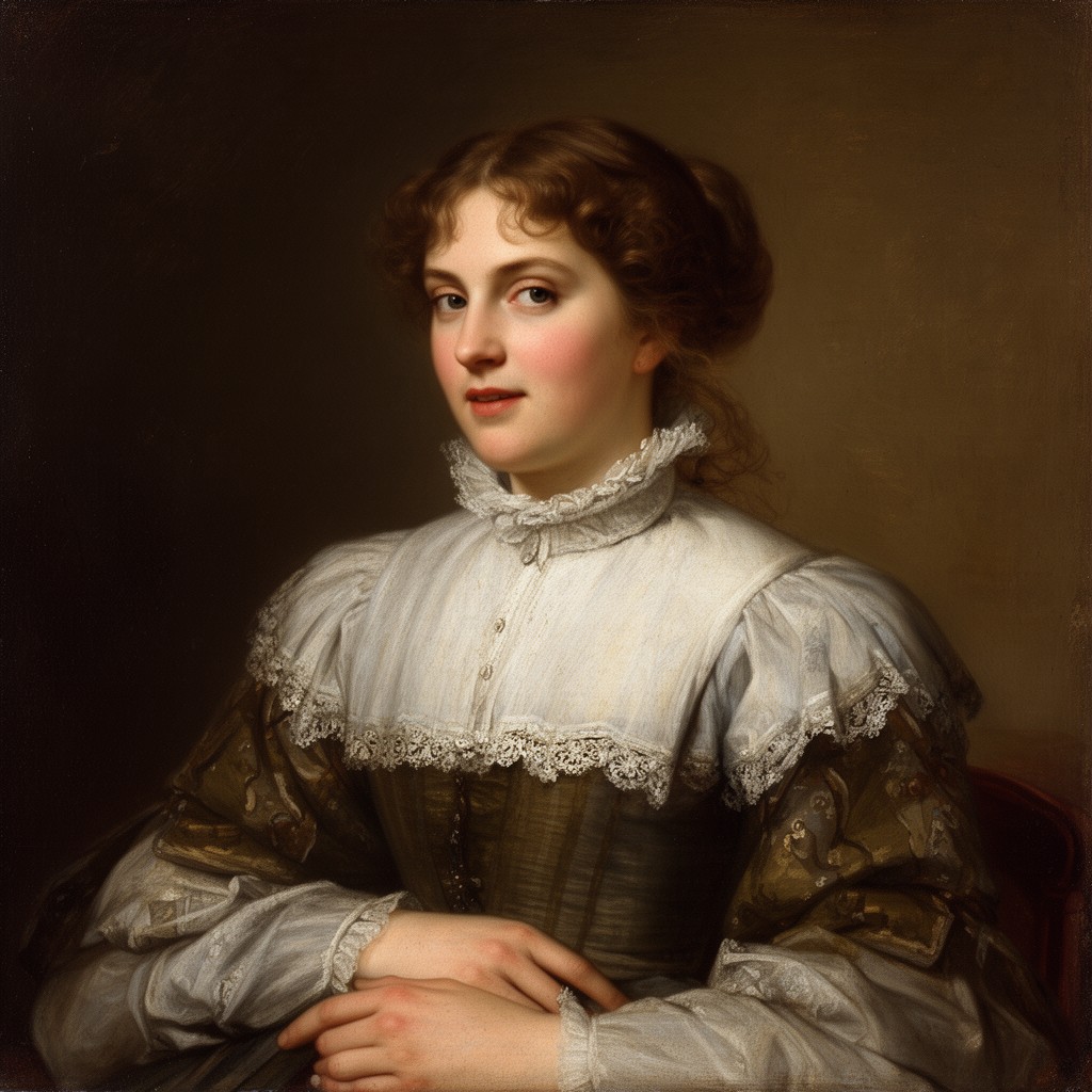 AI-generated illustration of Anna van Erckel