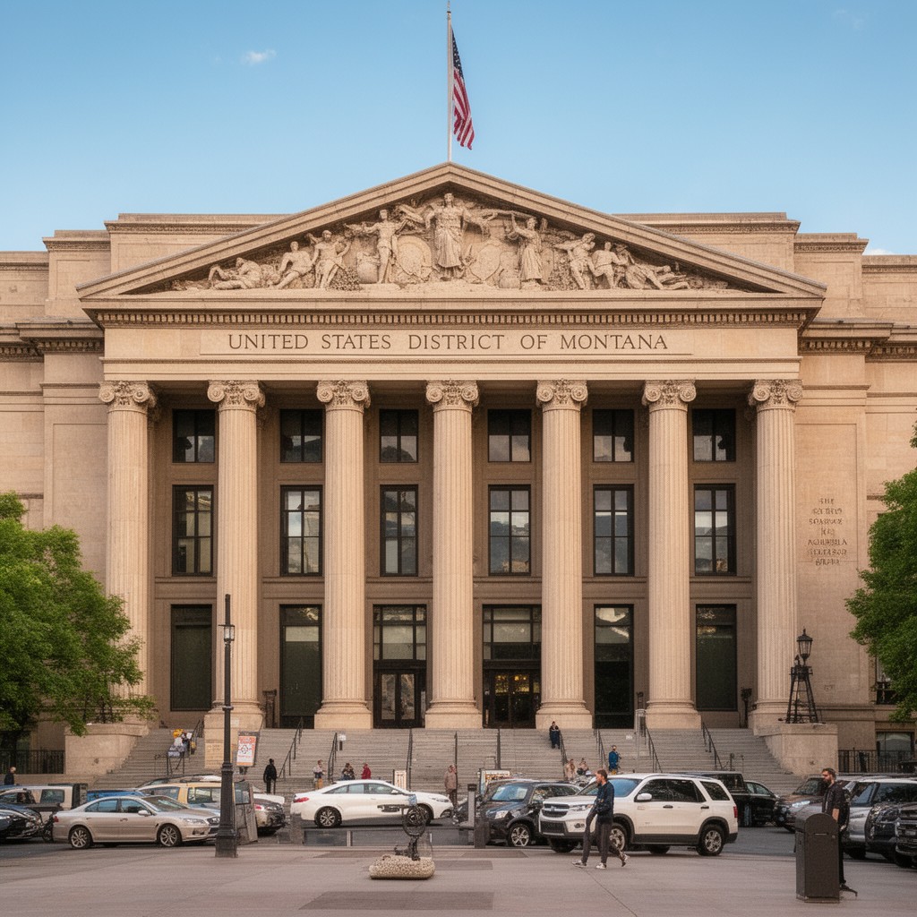 AI-generated illustration of United States District Court for the District of Montana