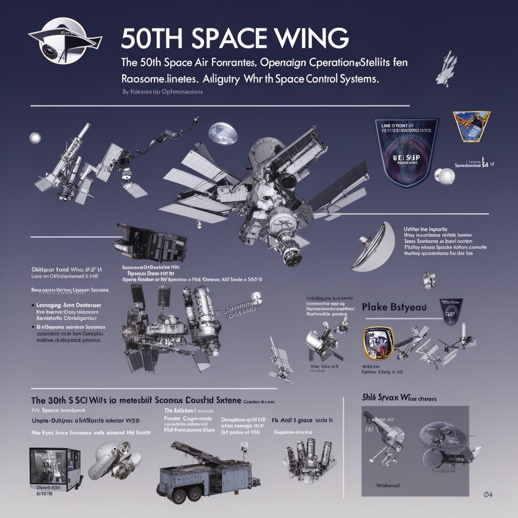 AI-generated illustration of 50th Space Wing