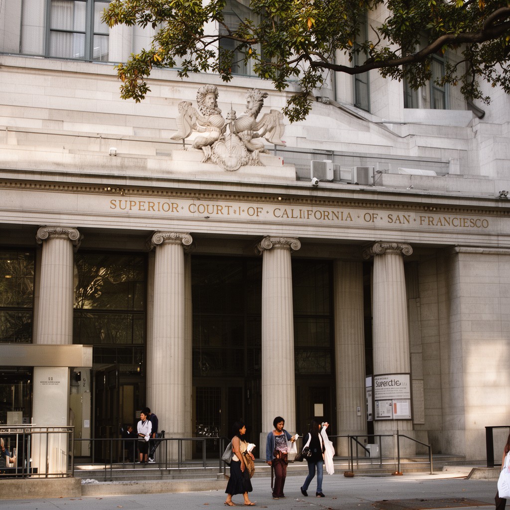 AI-generated illustration of Superior Court of California, County of San Francisco