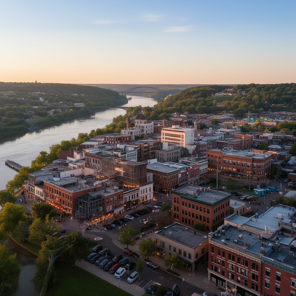 AI-generated illustration of La Crosse