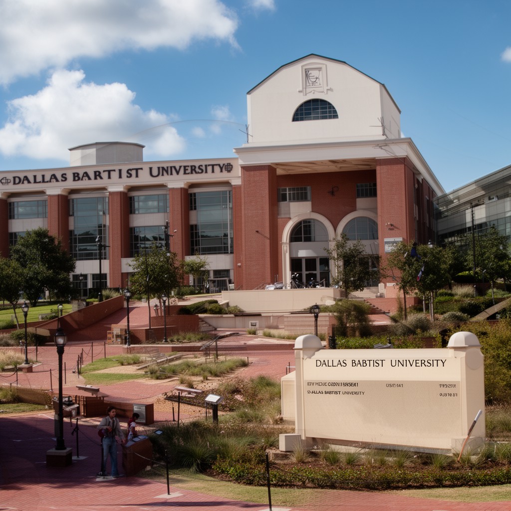 AI-generated illustration of Dallas Baptist University