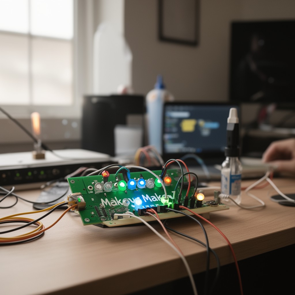 AI-generated illustration of Makey Makey extension