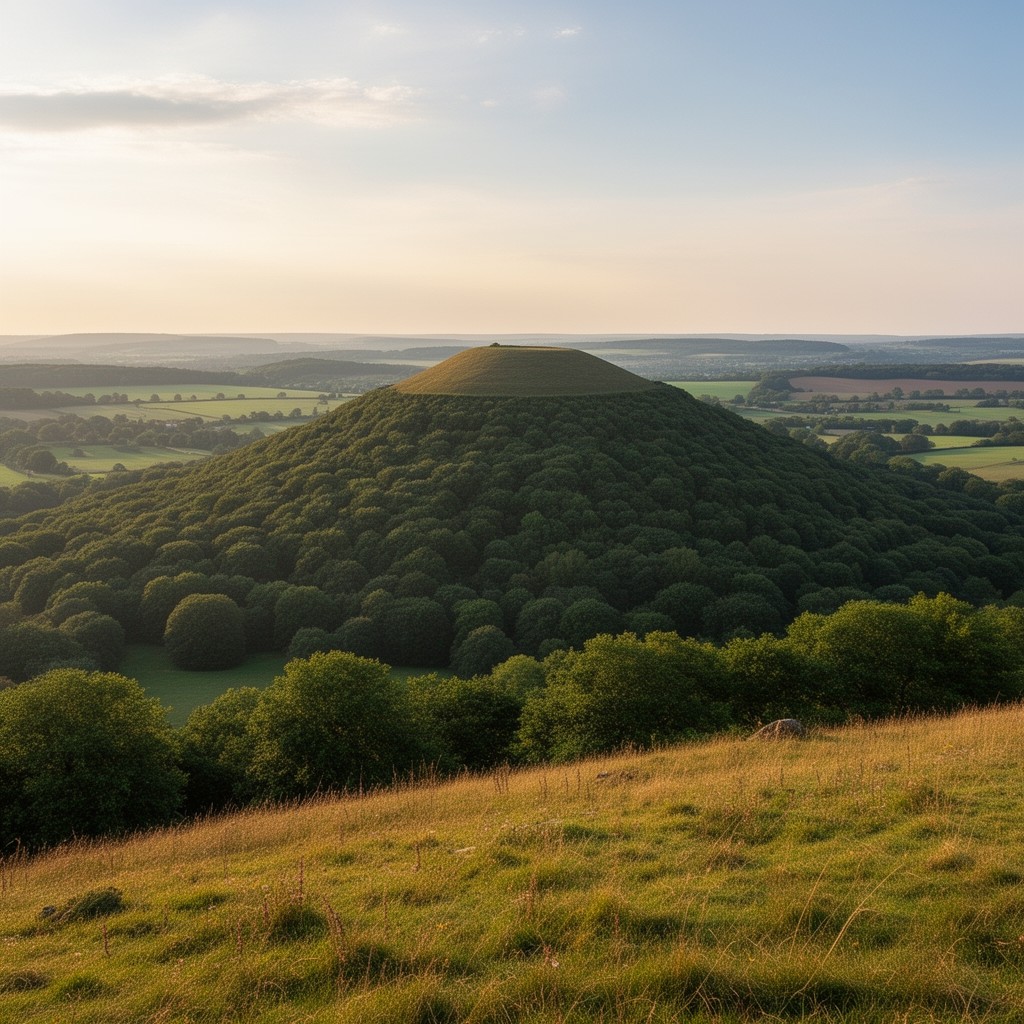 AI-generated illustration of Holmbury Hill