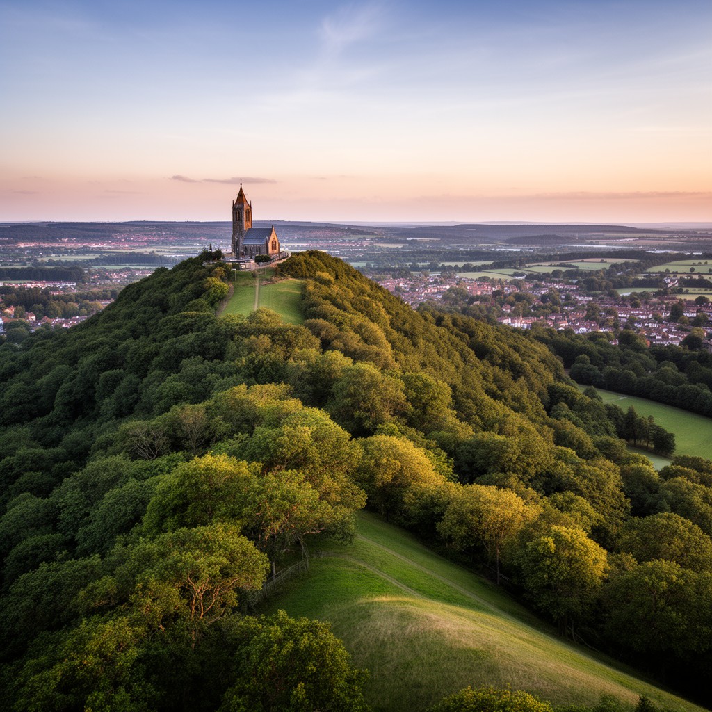 AI-generated illustration of St Martha’s Hill