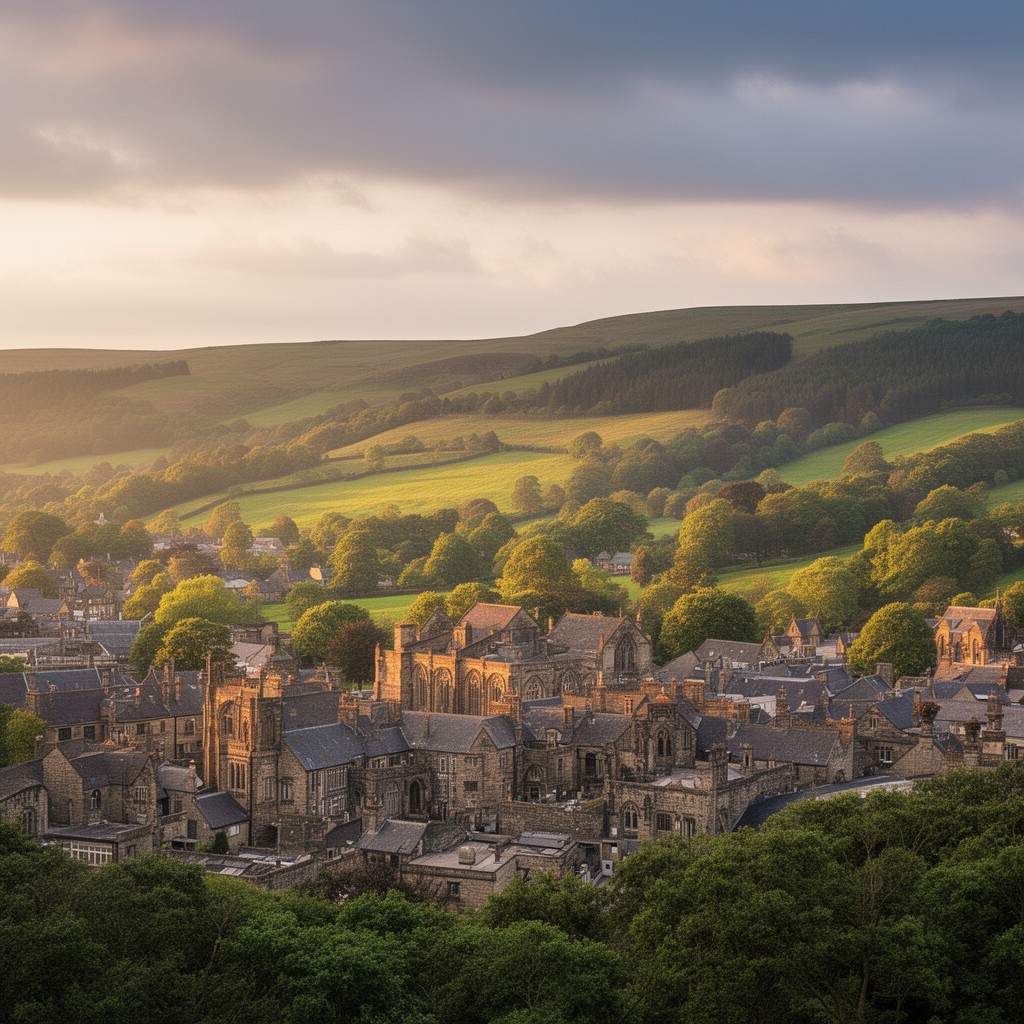 AI-generated illustration of Metropolitan Borough of Calderdale