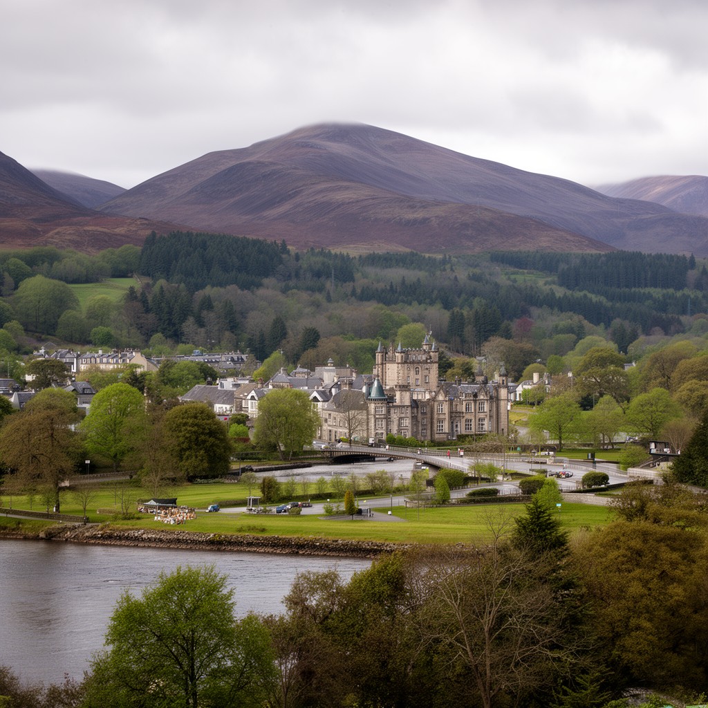 AI-generated illustration of Ballater