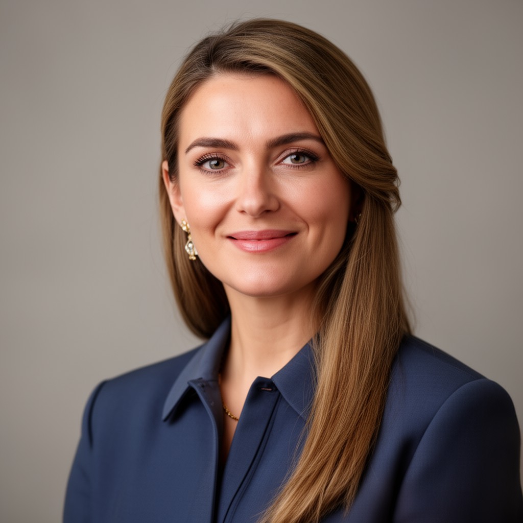 AI-generated illustration of Maryna Poroshenko