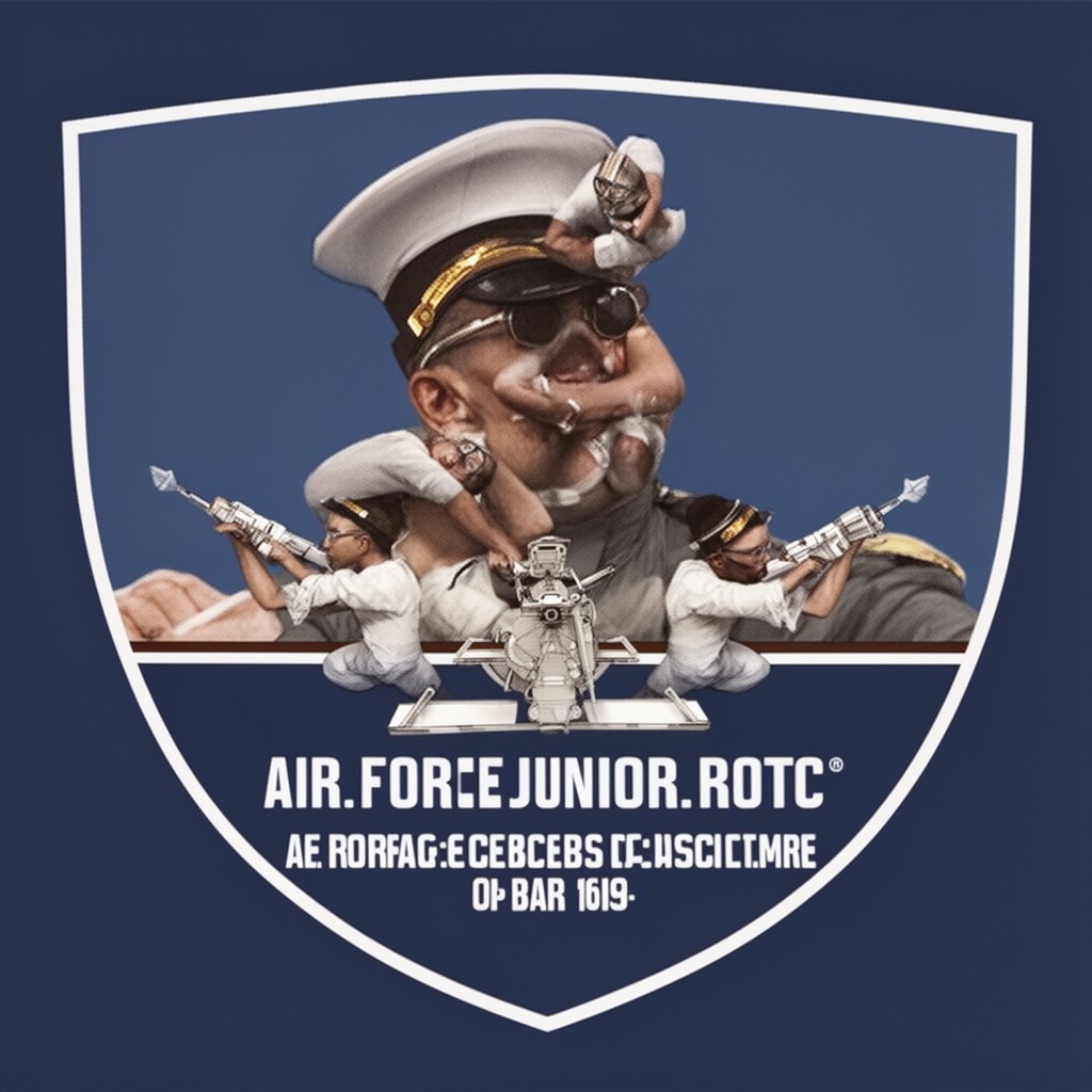 AI-generated illustration of Air Force Junior ROTC