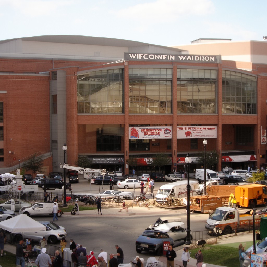 AI-generated illustration of Kohl Center
