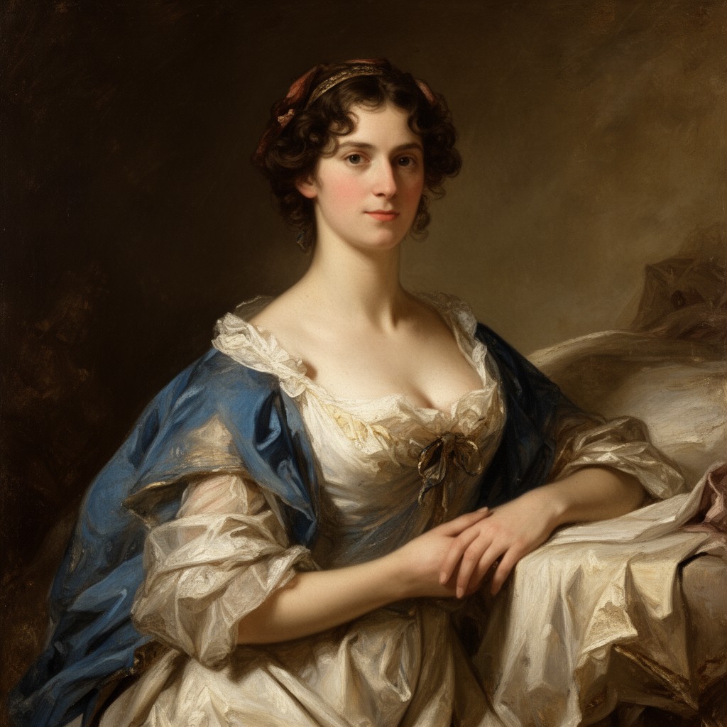 AI-generated illustration of Charlotte Corday