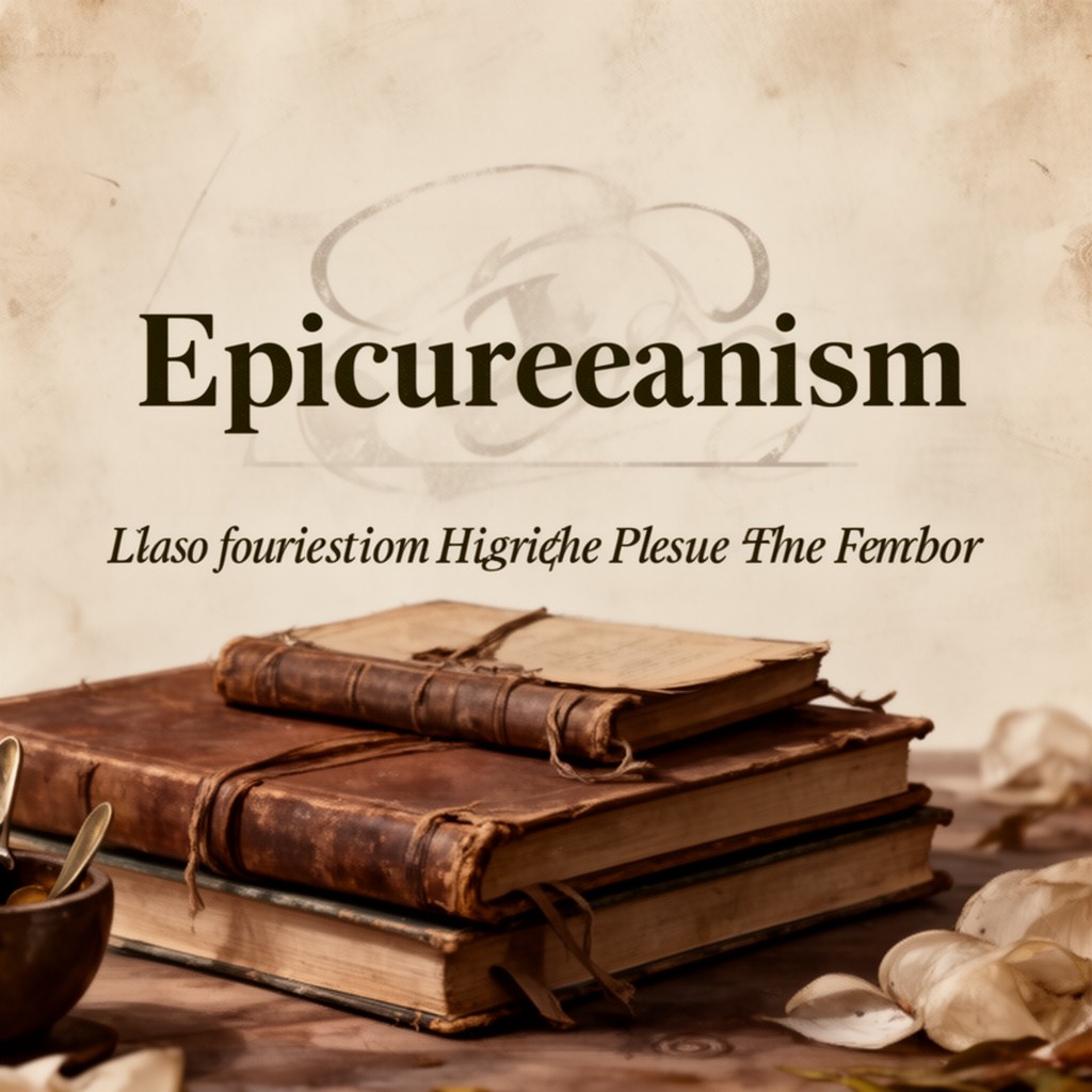 AI-generated illustration of Epicureanism