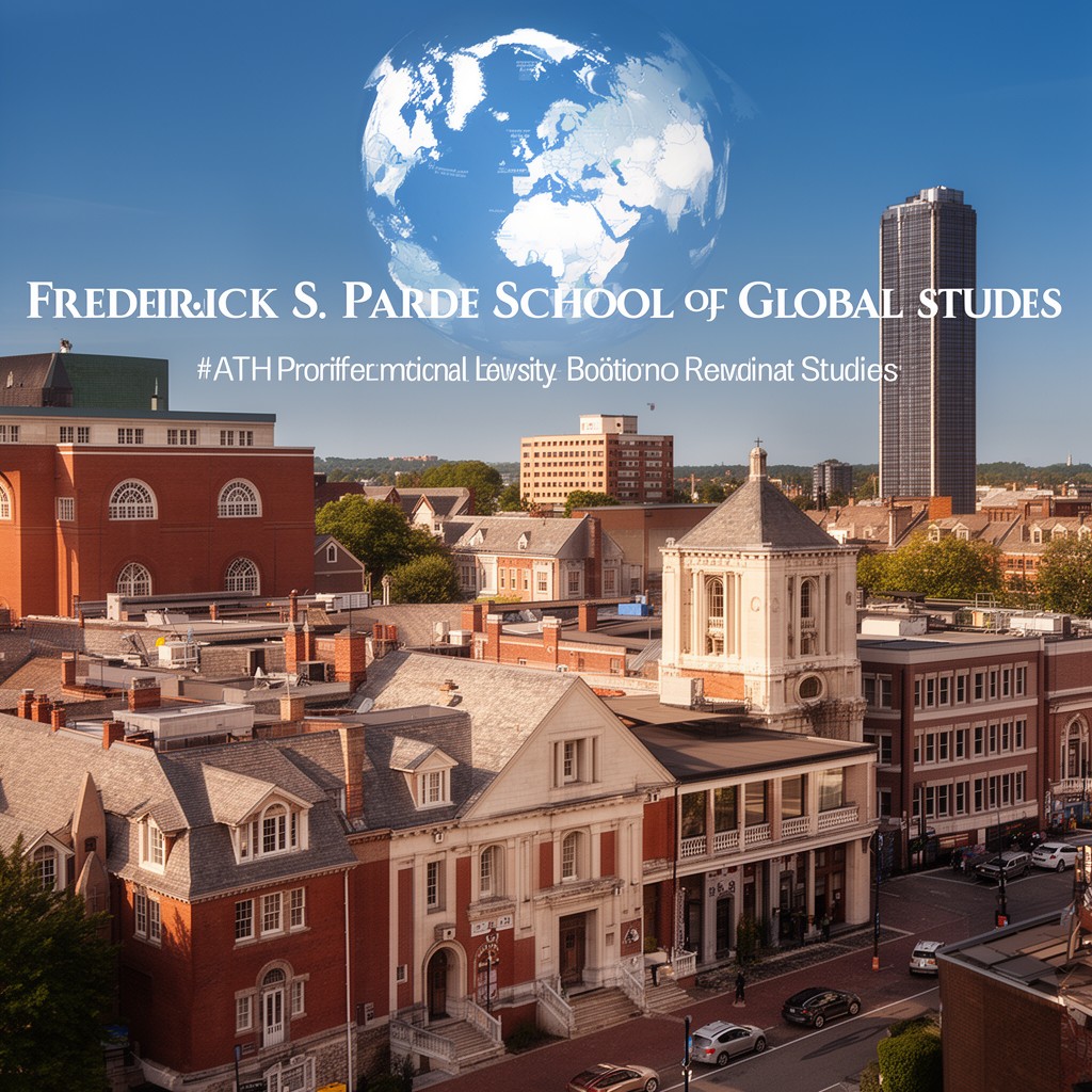 AI-generated illustration of Frederick S. Pardee School of Global Studies