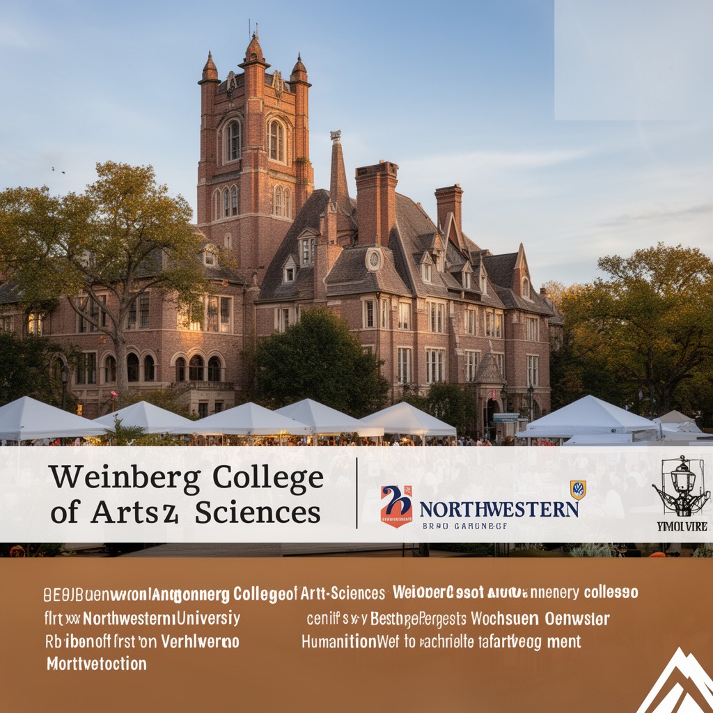 AI-generated illustration of Weinberg College of Arts and Sciences