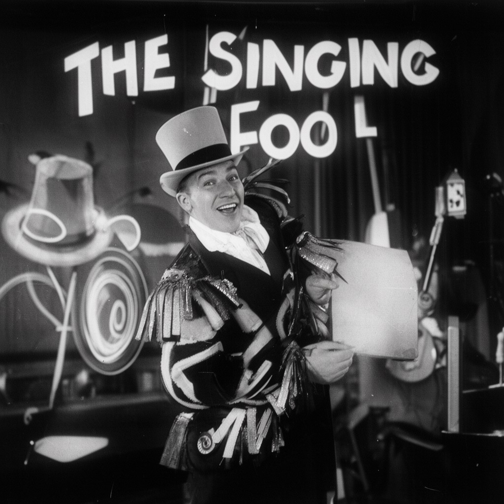 AI-generated illustration of The Singing Fool (1928 film)