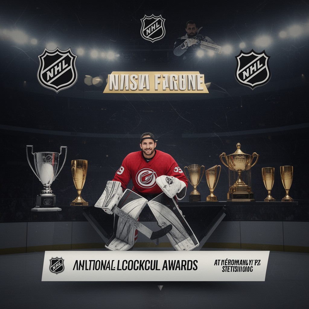 AI-generated illustration of National Hockey League statistical awards