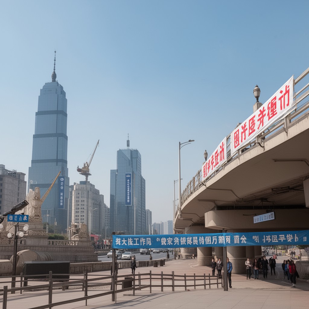 AI-generated illustration of Wuhan municipal authorities