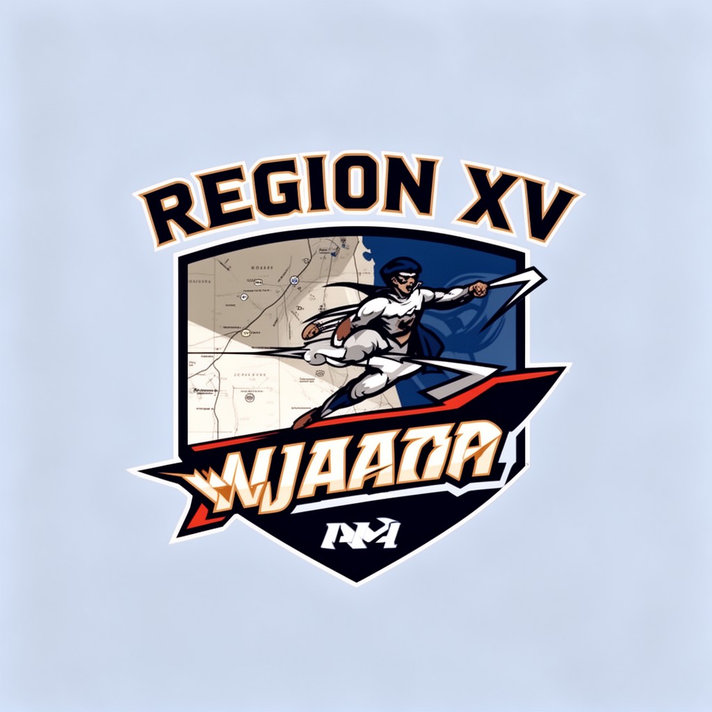 AI-generated illustration of Region XV of the NJCAA