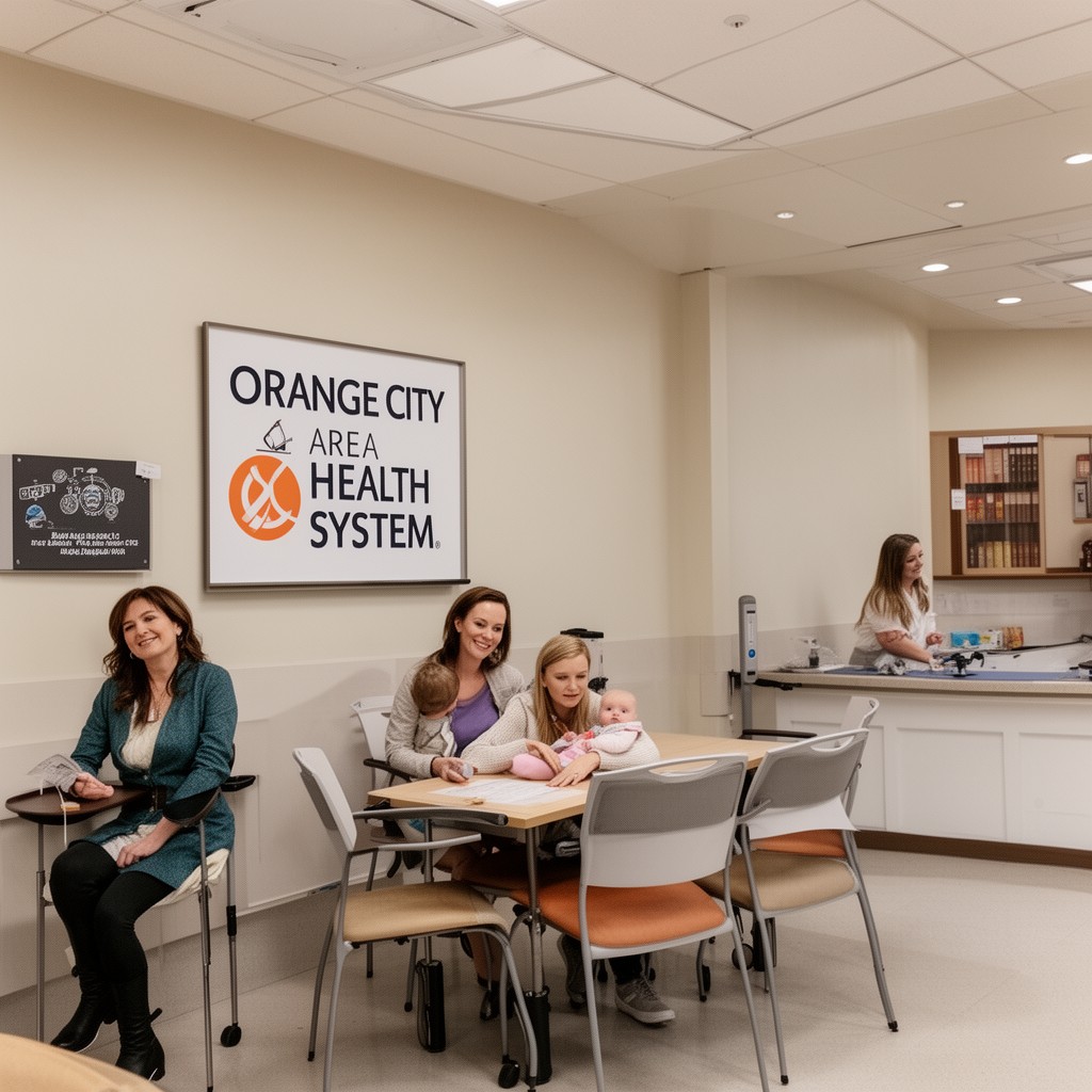 AI-generated illustration of Orange City Area Health System