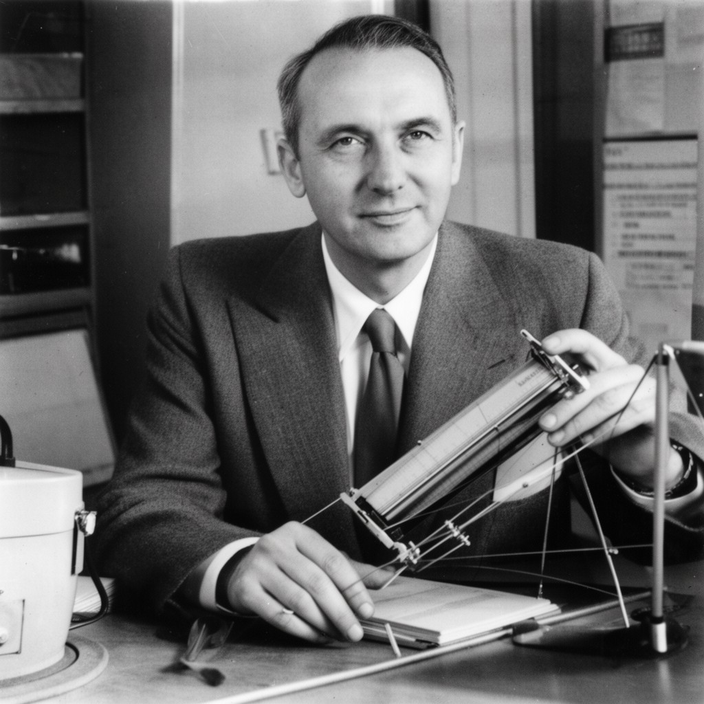AI-generated illustration of Charles Francis Richter