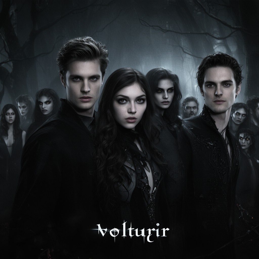 AI-generated illustration of Volturi