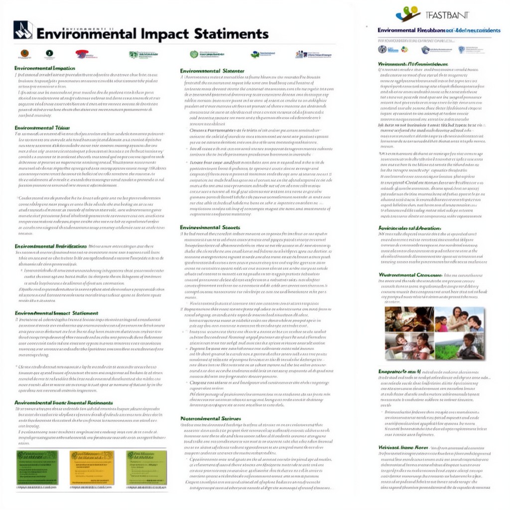AI-generated illustration of Environmental Impact Statements