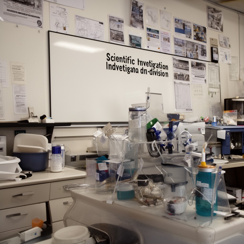 AI-generated illustration of Scientific Investigation Division