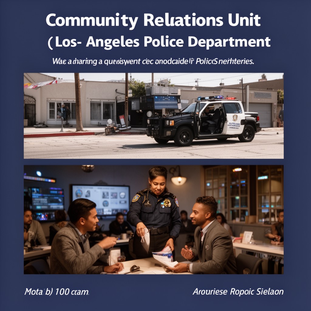 AI-generated illustration of Community Relations Unit