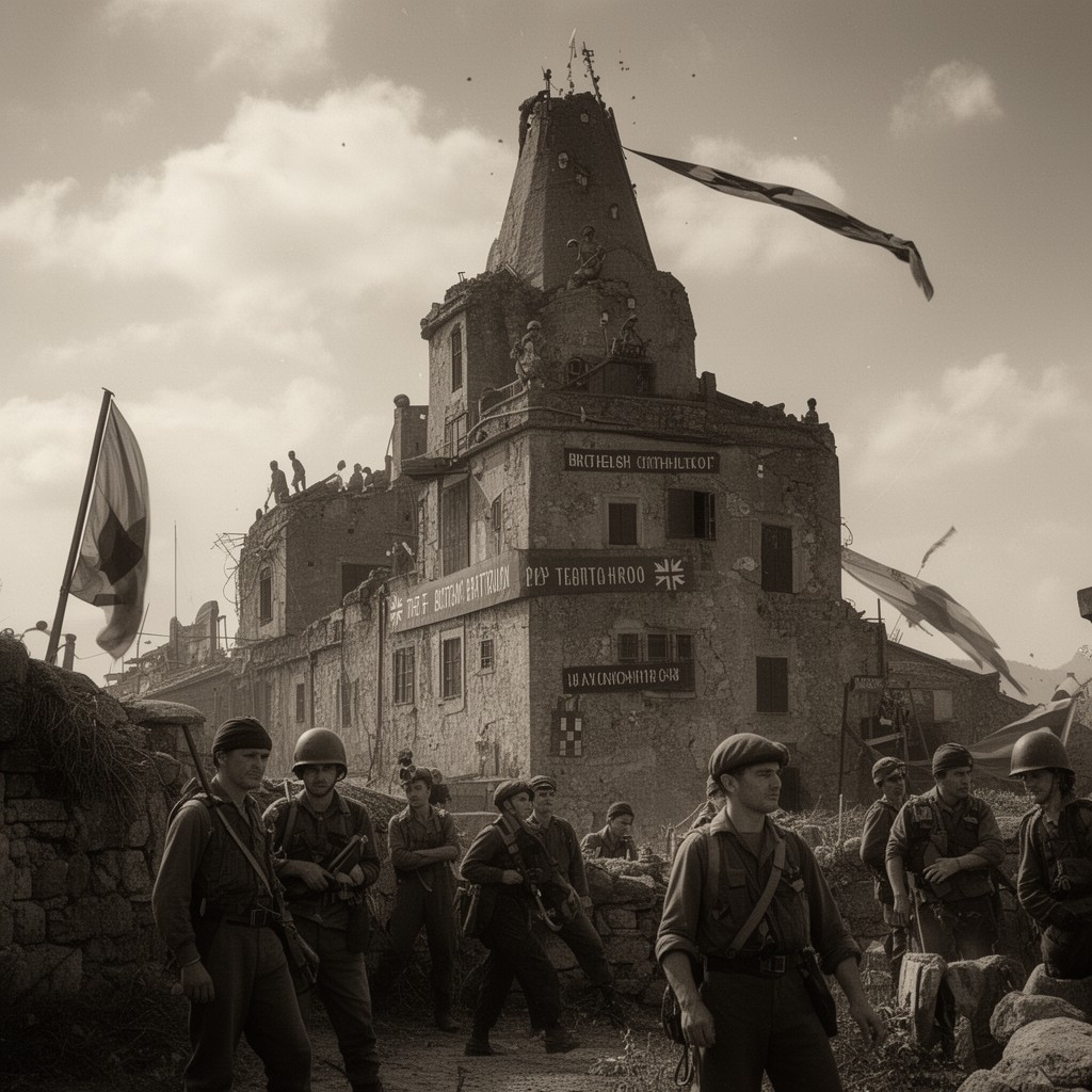 AI-generated illustration of British Battalion