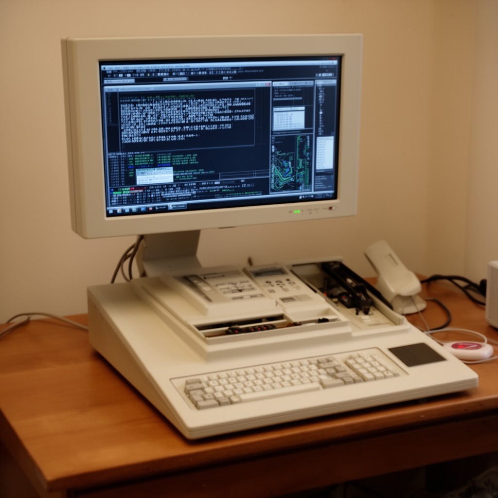 AI-generated illustration of Apple III