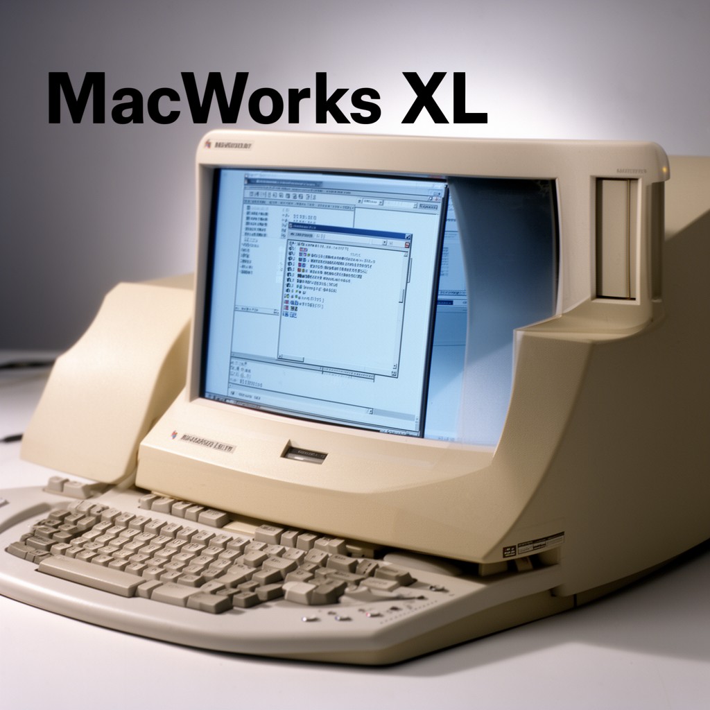 AI-generated illustration of MacWorks XL