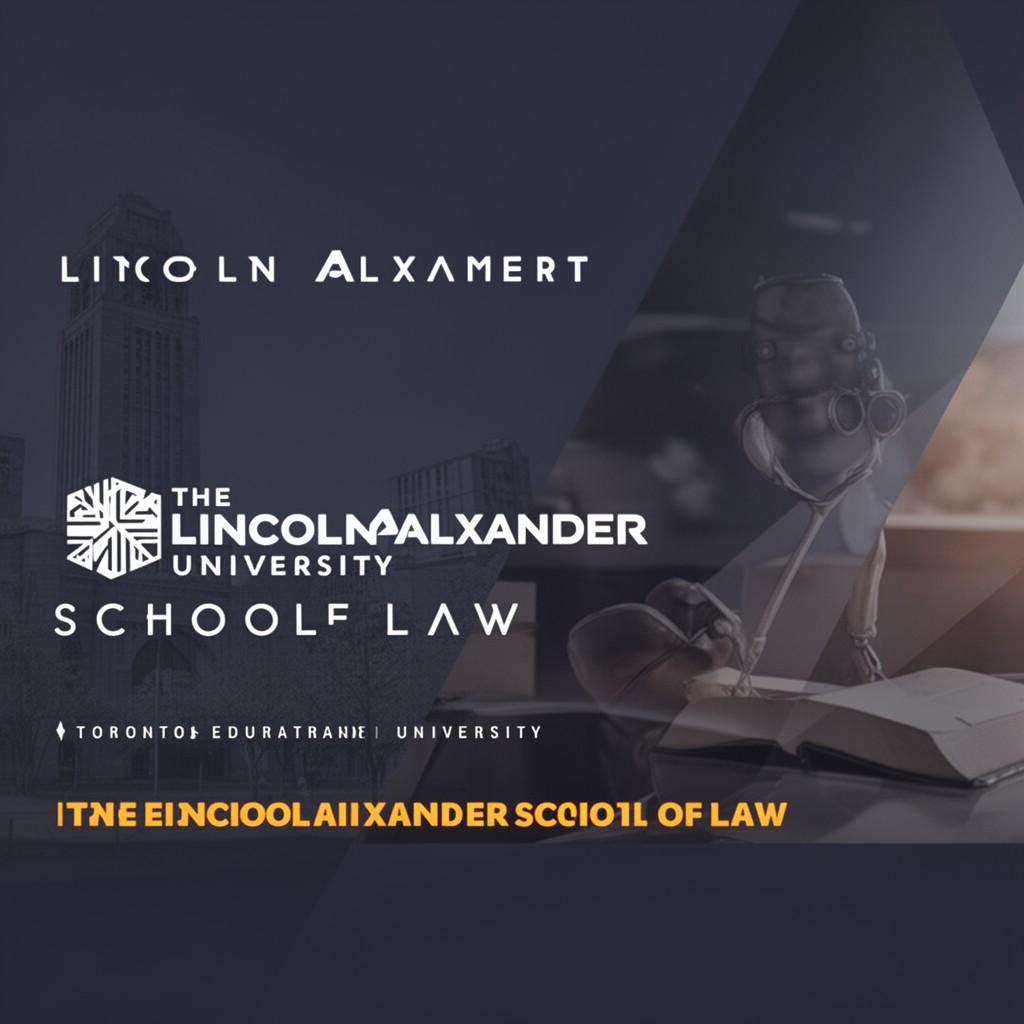 AI-generated illustration of law (Lincoln Alexander School of Law)