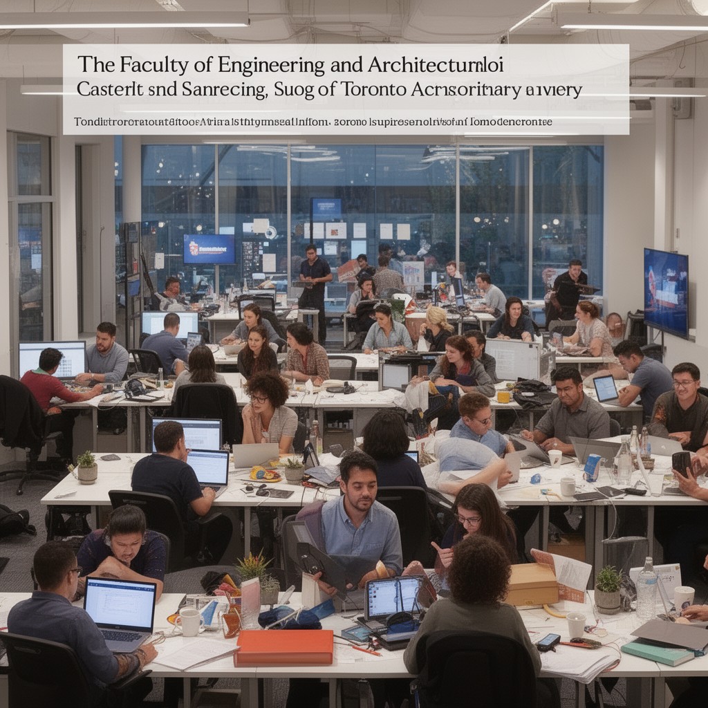 AI-generated illustration of Faculty of Engineering and Architectural Science