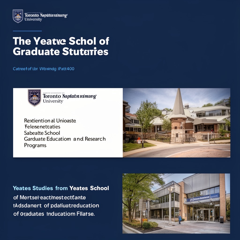 AI-generated illustration of Yeates School of Graduate Studies