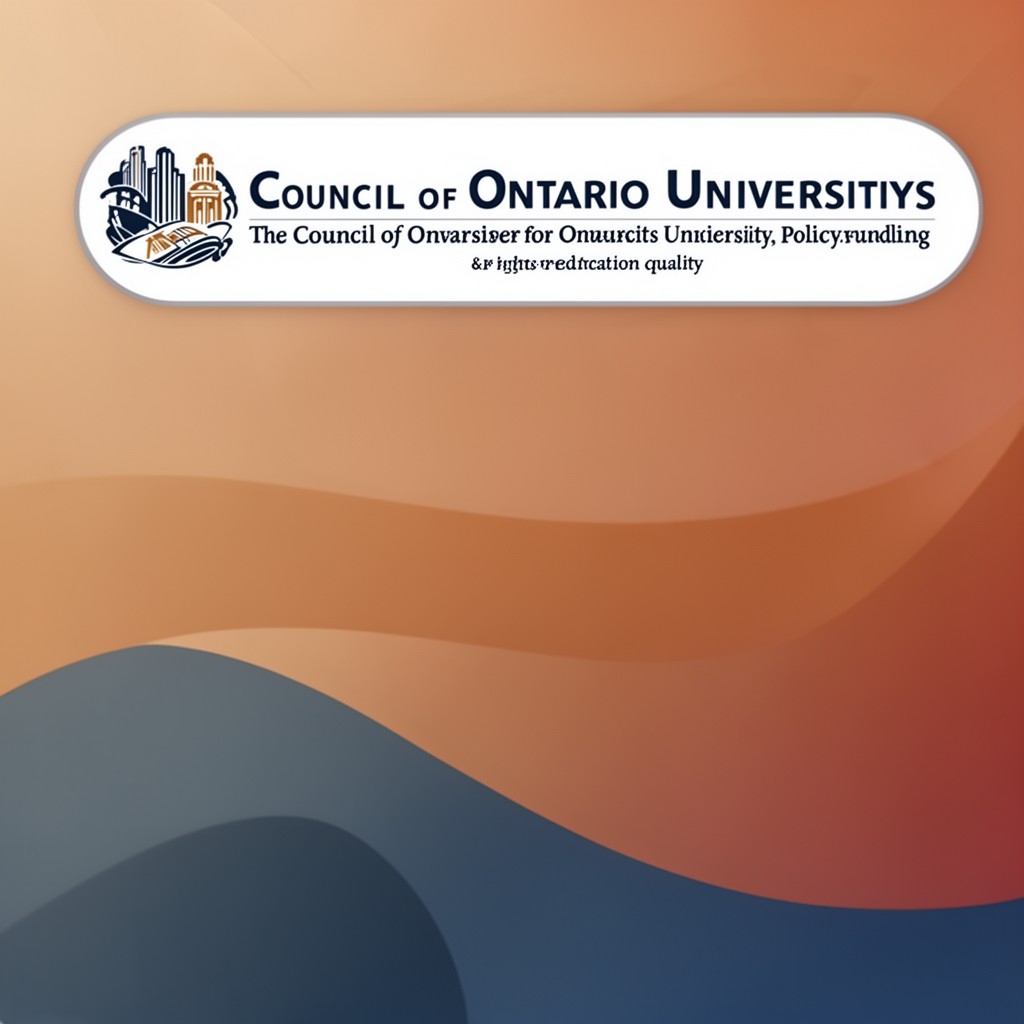 AI-generated illustration of Council of Ontario Universities