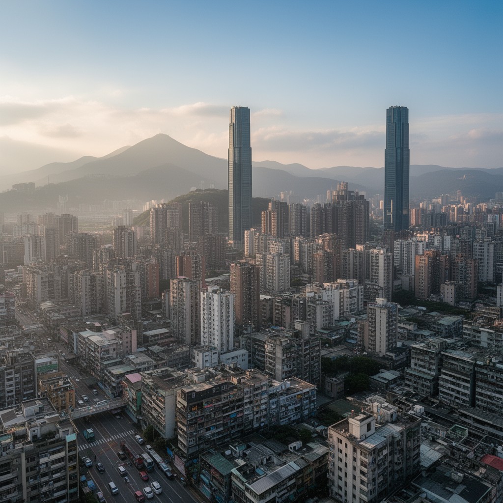 AI-generated illustration of New Taipei City