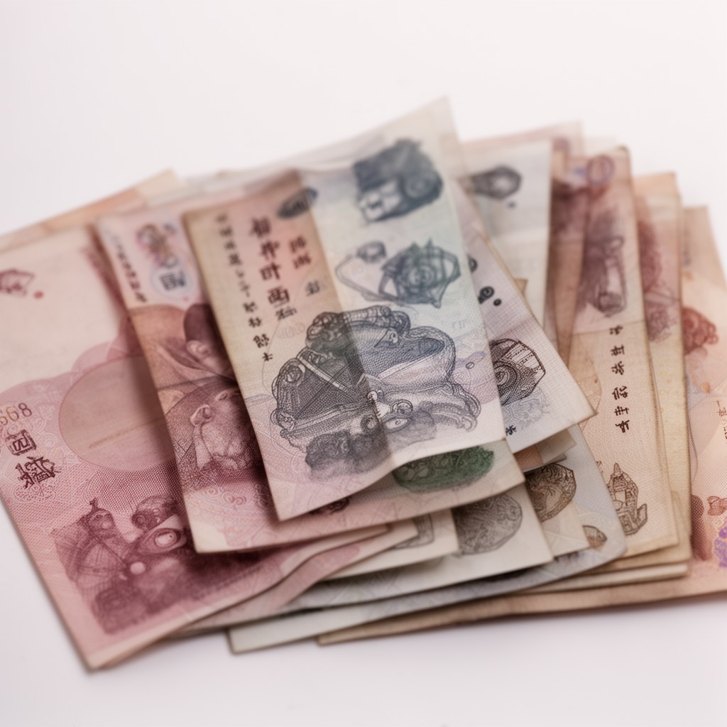 AI-generated illustration of New Taiwan dollar