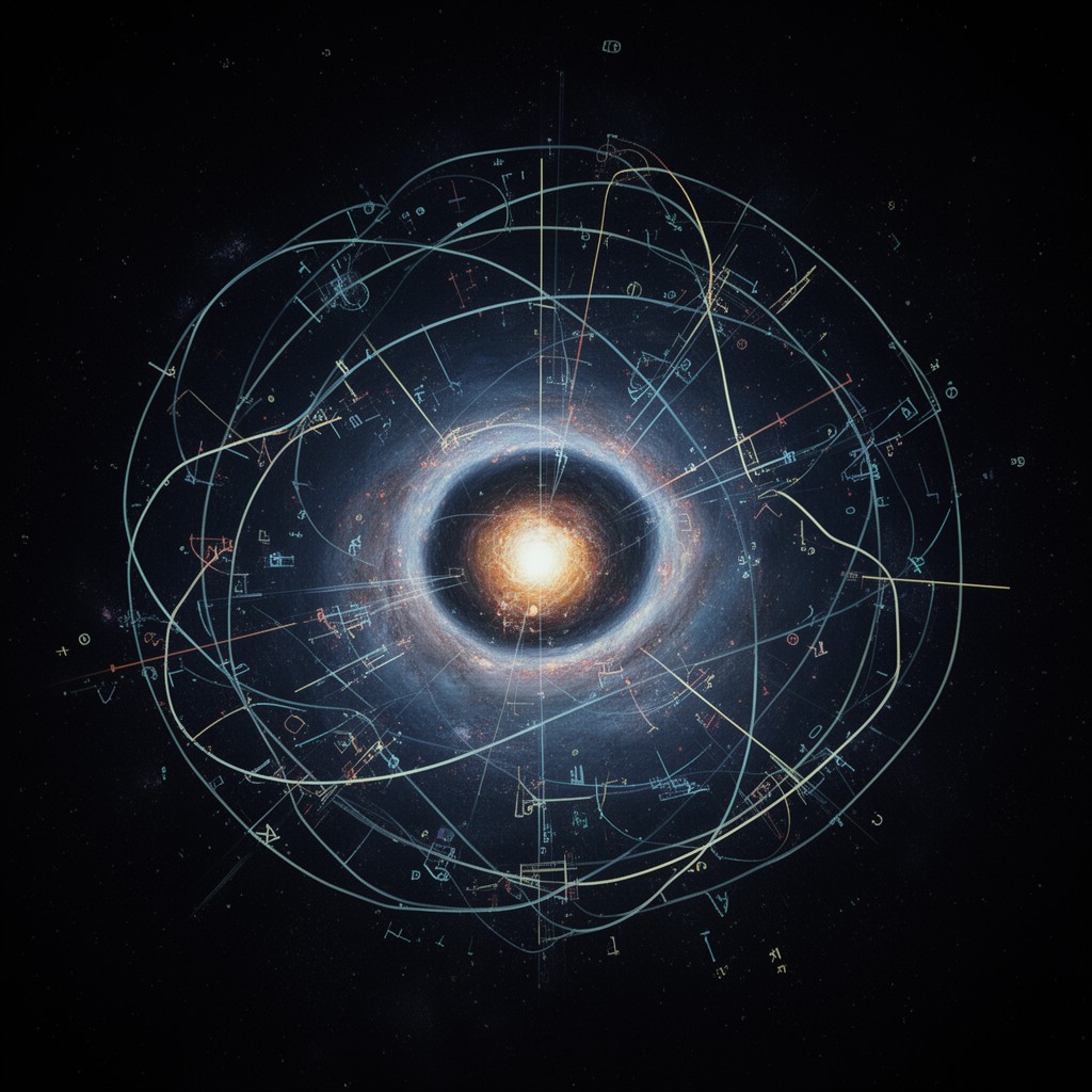 AI-generated illustration of Boyer–Lindquist coordinates