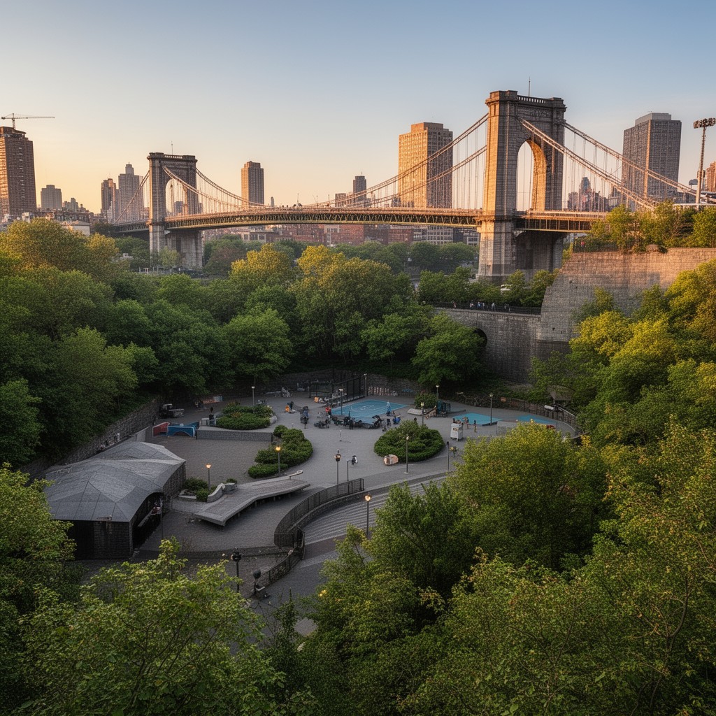 AI-generated illustration of Highbridge Park