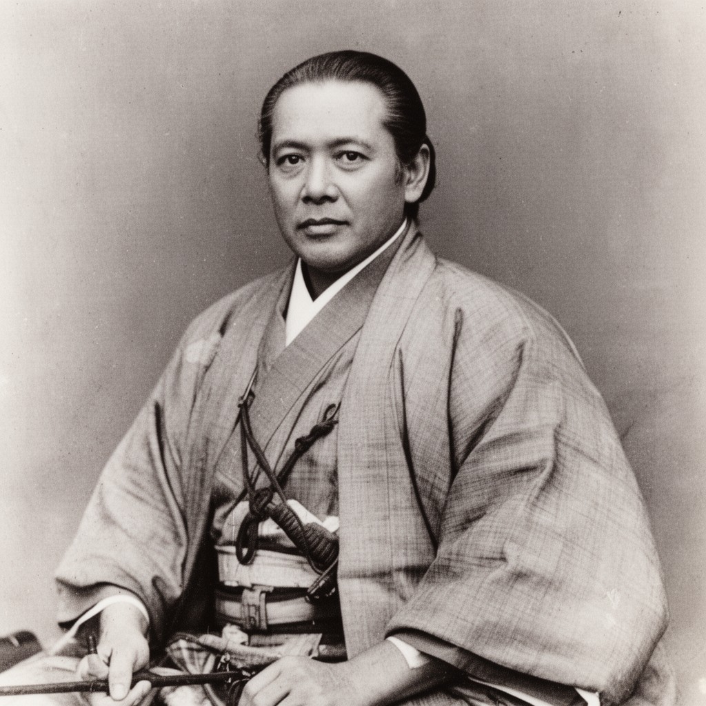 AI-generated illustration of Yokoi Shōnan