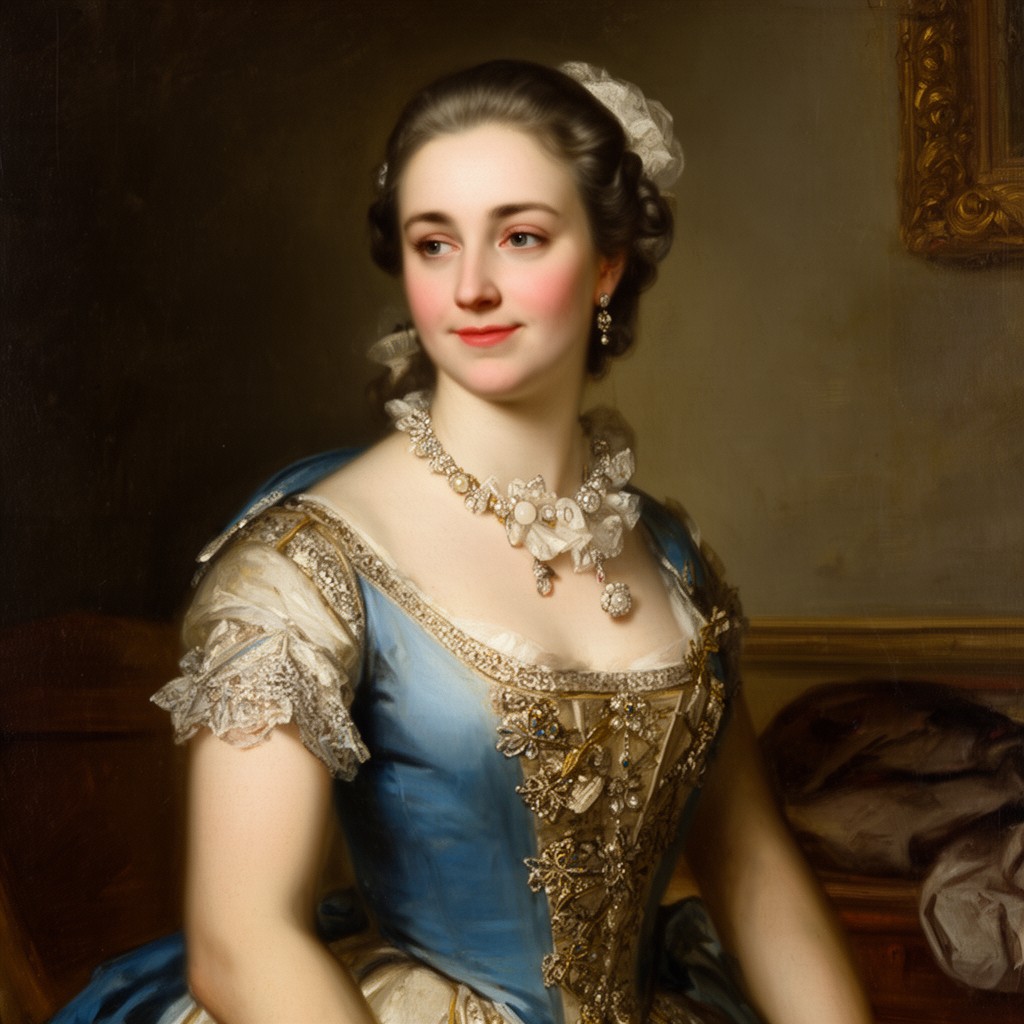 AI-generated illustration of Louisa Ulrika of Prussia