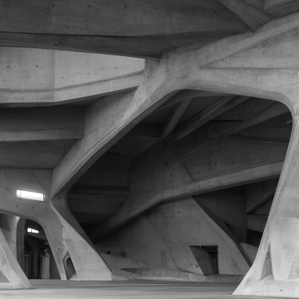 AI-generated illustration of Pier Luigi Nervi