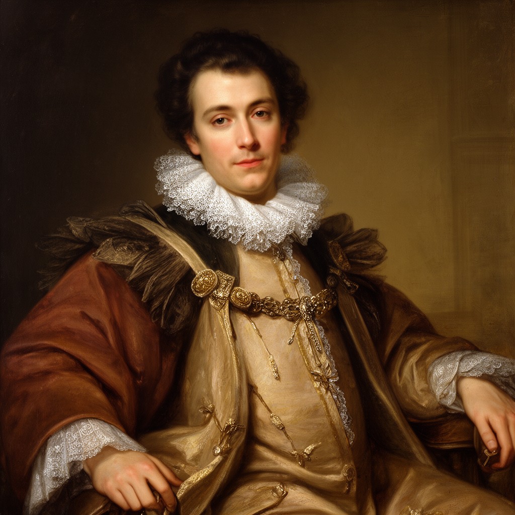 AI-generated illustration of Cornelis Janssens van Ceulen