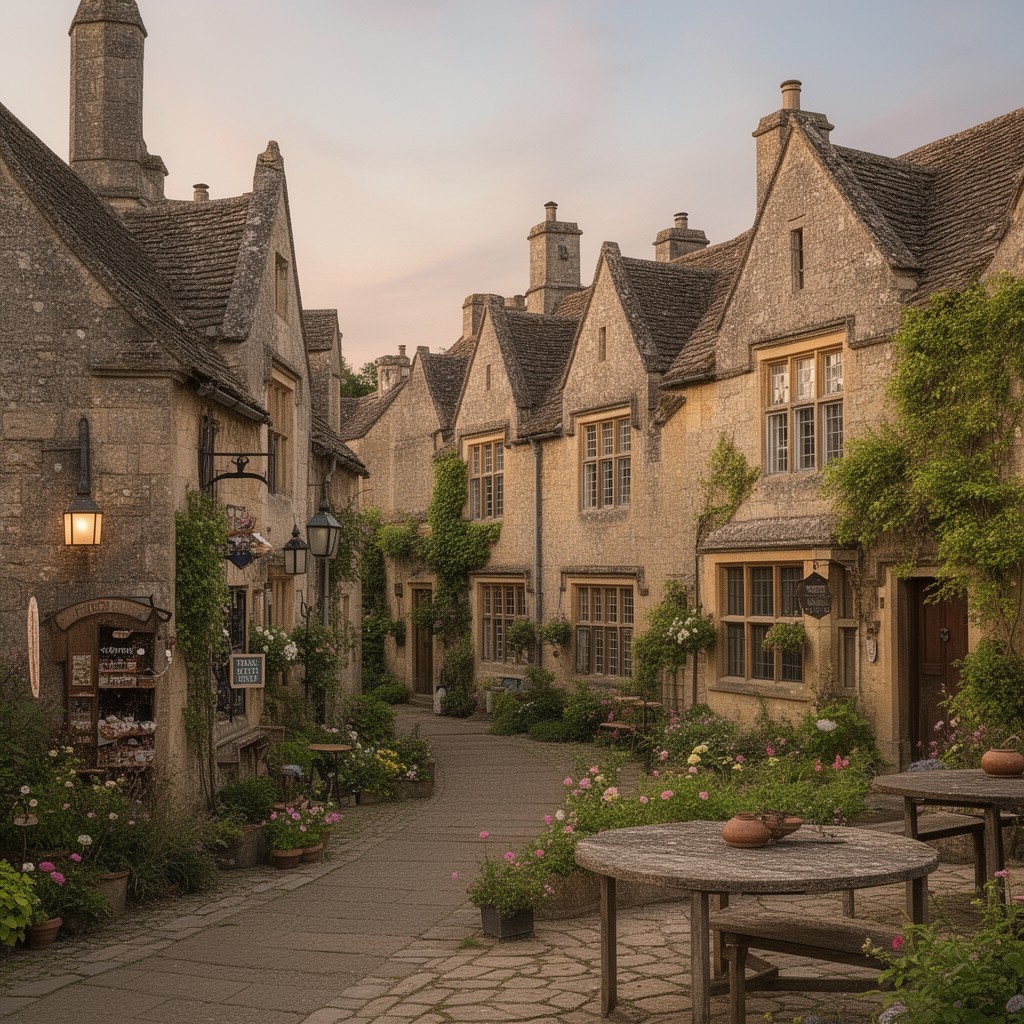 AI-generated illustration of Chipping Campden