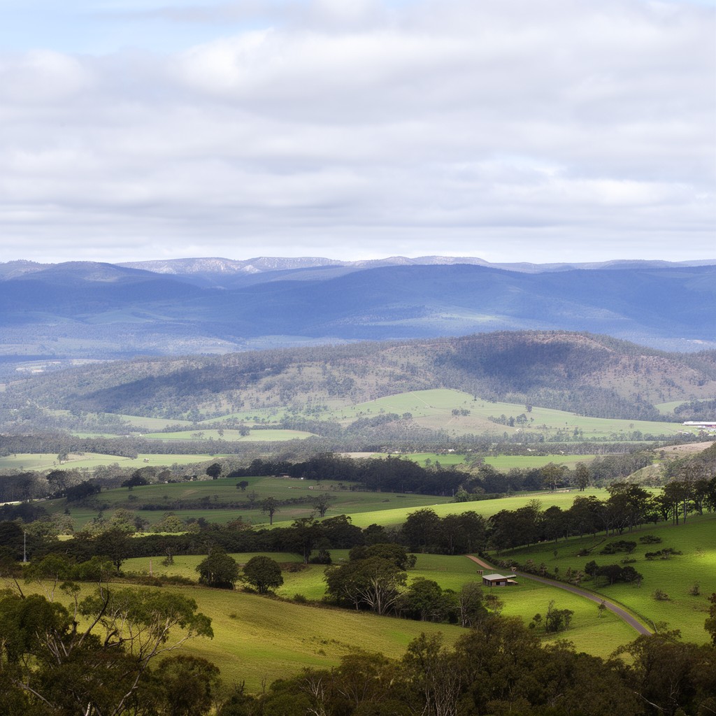 AI-generated illustration of Tablelands of New South Wales
