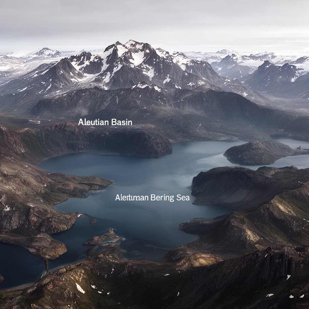 AI-generated illustration of Aleutian Basin