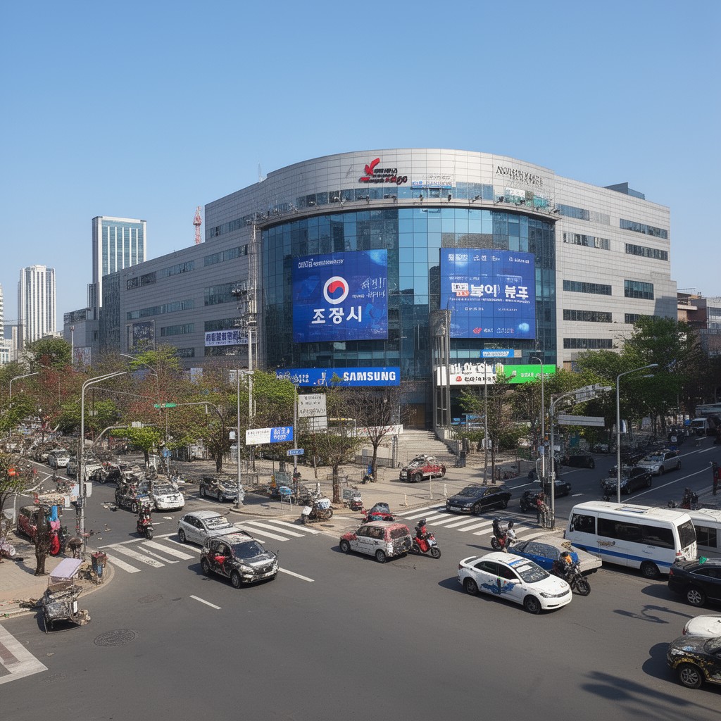 AI-generated illustration of Korea Exchange